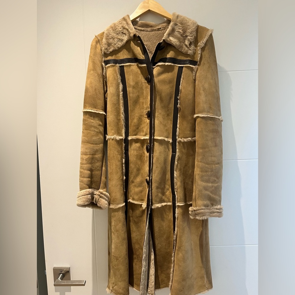 D&G shearling coat